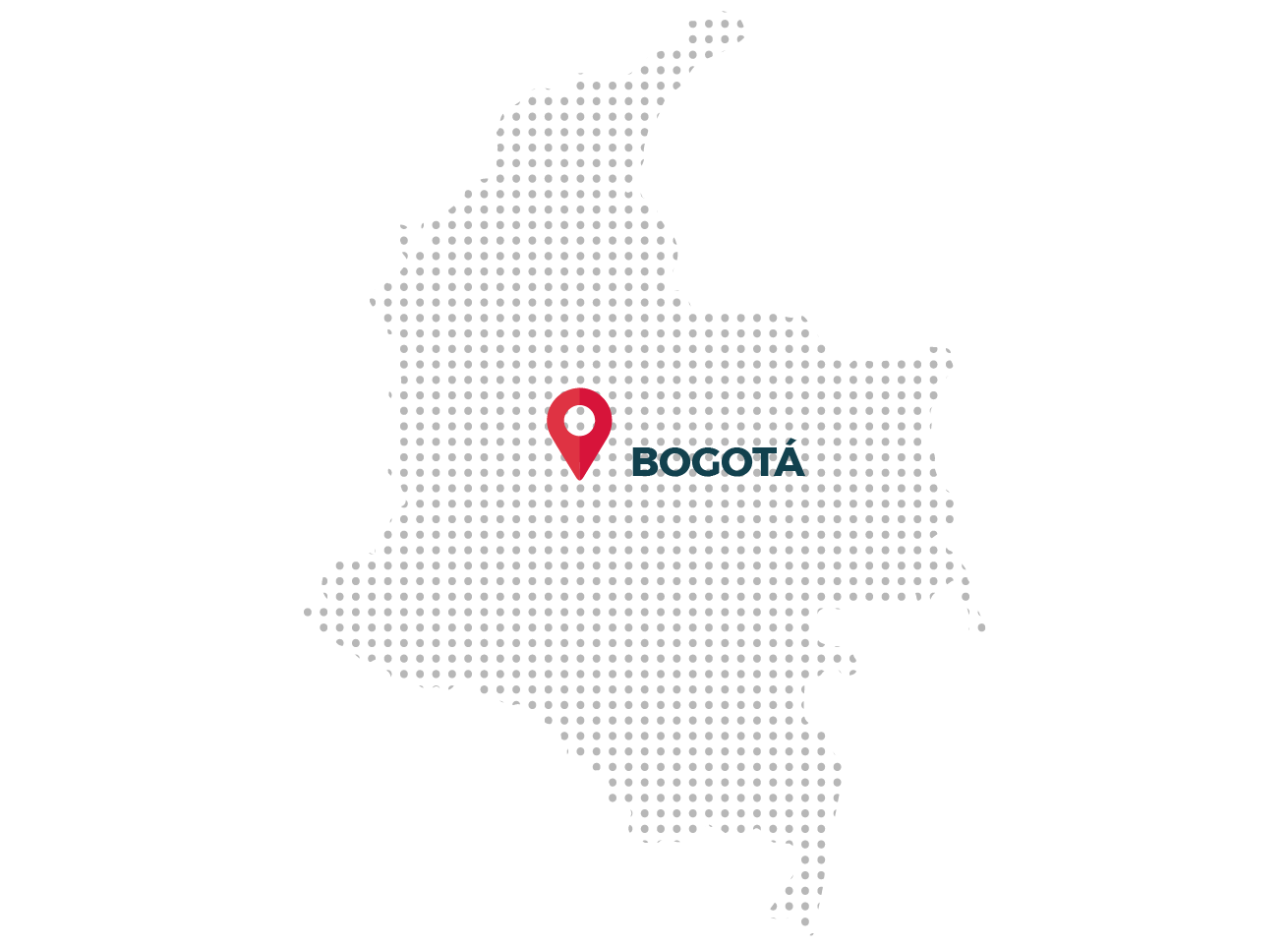 mapa colombia bogota